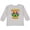 AC-Heather Grey, variant on Inktastic Mardi Gras with Green Masquerade Mask Boys or Girls Long Sleeve Toddler T-Shirt