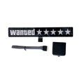 thumbnail image 1 of Windshield Electric 5stars Wanted Car Led Ice Blue Lights Up Window Stickers For Jdm Glow Panel Dec, 1 of 5