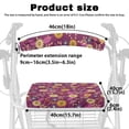 thumbnail image 6 of HELLHERO Seat & Back Covers Flowers Seat and Backrest Covers & Stretchable Material for Elder Indoor Outdoor with Easy Fit, 6 of 7