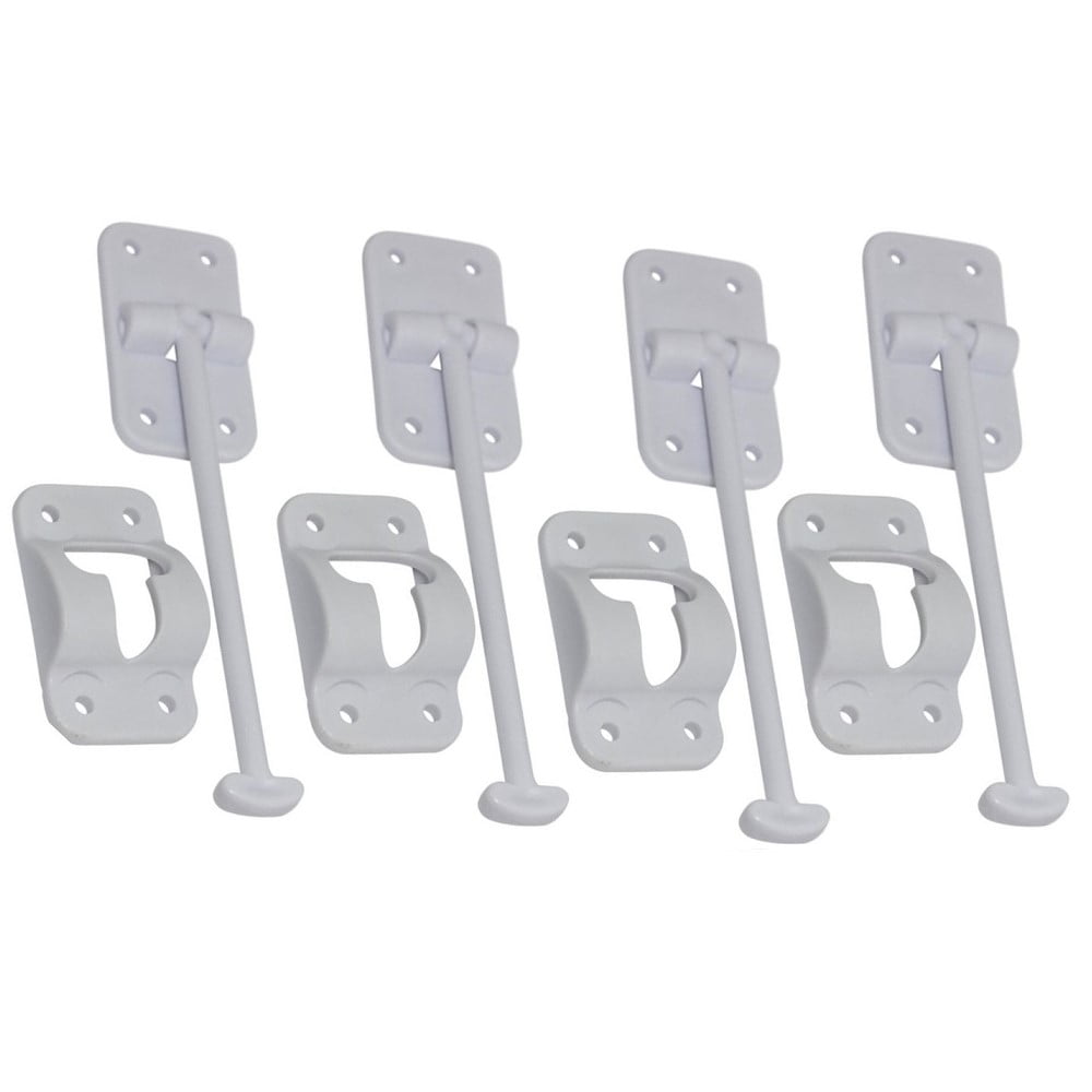 X4 6" TStyle Door Catch Latch Holder for RV Camper Trailer Cargo