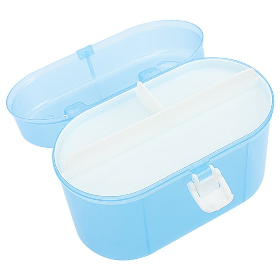 WRITWAA compartment storage box Storage Box Plastic Handheld General Users Travel 1Set