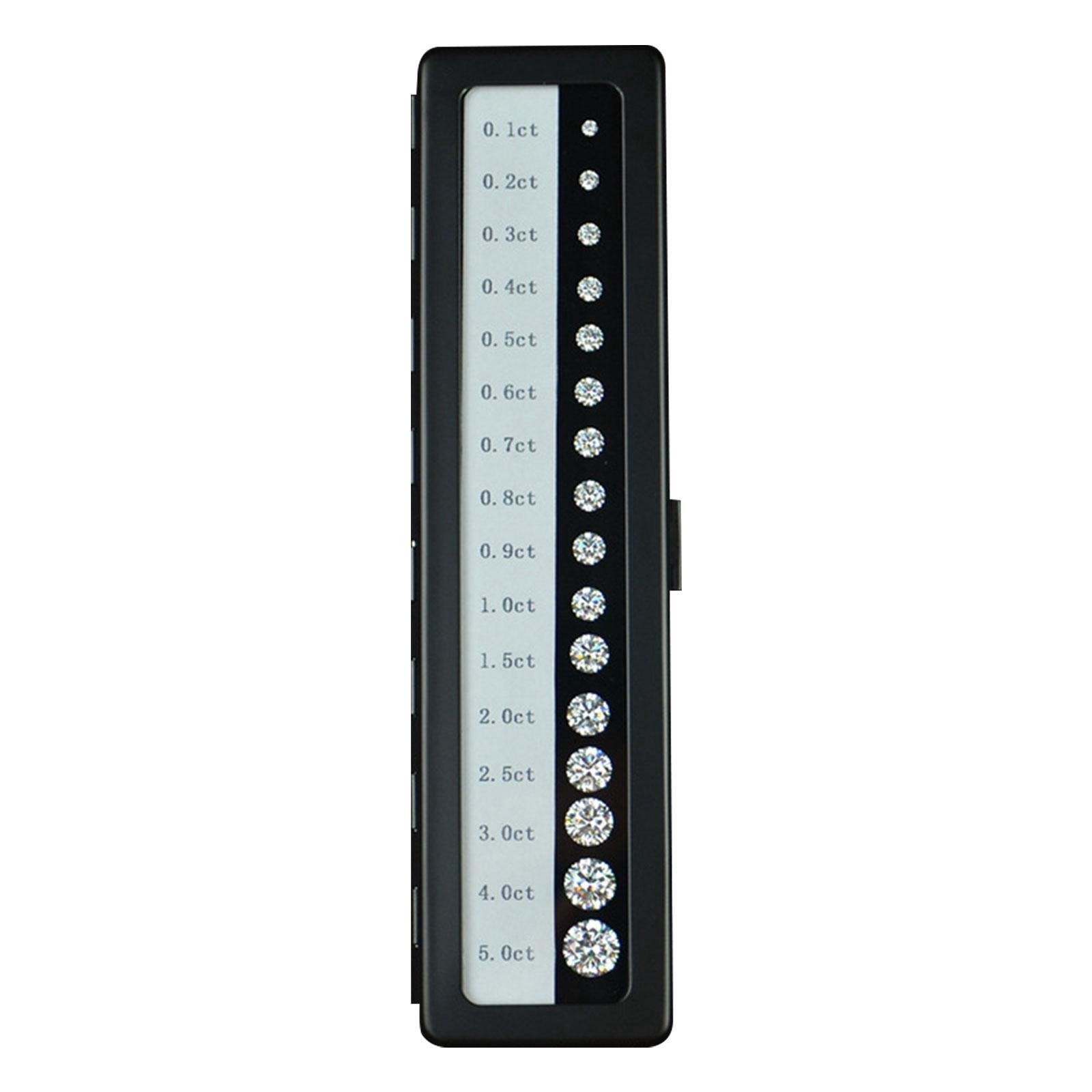 Milageto Tester Tools Diamond Weight High Accuracy Durable black