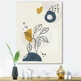 thumbnail image 1 of Designart Vintage Boho Minimalistic Flowers II Canvas Wall Art, 1 of 4