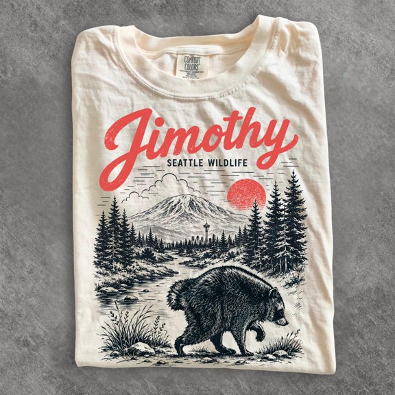 Jimothy Raccoon Shirt, Viral Seattle Raccoon Tee, Funny Round King Shirt, Vintage Pacific Northwest Wildlife, Tee