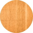 thumbnail image 1 of Ahgly Company Indoor Round Abstract Orange Contemporary Area Rugs, 5' Round, 1 of 1