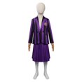 thumbnail image 2 of Miércoles Addams Enid Sinclair Cosplay Niños Disfraz De Uniforme Escolar Abrigo Falda Halloween Carnaval Traje Para, 2 of 3