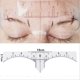 thumbnail image 5 of EeaseMX Juego de 10 reglas de plástico desechables para cejas, profesionales, útiles para mujeres y niñas., 5 of 7
