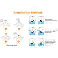 thumbnail image 4 of ME201WS Solar Water Level Meter Ultrasonic Level Sensor Solar Panel Powered Smart Home Device Water Level Gauge, 4 of 8