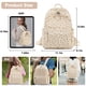 thumbnail image 2 of Mochila BTOOP Mini de pana para niñas, adolescentes y mujeres, color beige, 2 of 8