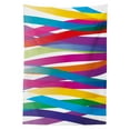 thumbnail image 3 of Ambesonne Colorful Tablecloth Rectangular Table Cover, Vibrant Ribbon Design, 60"x90", Multicolor, 3 of 4