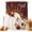 Dark red, variant on White Pumpkins Fall Shower Curtains for Bathroom, Thanksgiving Floral Botanical Brown Waterproof Fabric Shower Curtain, Decorative Bathroom Curtain for Bathtub, 72"x84", No Hooks Included