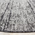 thumbnail image 3 of SAFAVIEH Courtyard Jaymz Radiant Indoor/Outdoor Area Rug, Grey/Black, 6'7" x 6'7" Round, 3 of 9