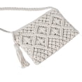 thumbnail image 3 of Boho Crocheted Purse Summer Beach Purse Crossbody Bag, Boho Shoulder Bag Crochet Handmade Purse with Tassel, 3 of 6