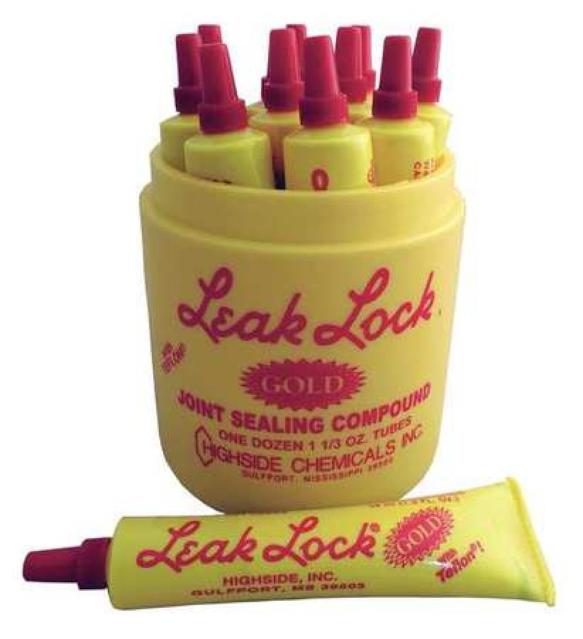 HIGHSIDE HS11001 Leak Lock Gold Joint Sealing,Teflon1.3oz