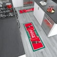 thumbnail image 4 of Ottomanson Coca-Cola Vintage Machine Washable Non-Slip Rubberback 2x5 Runner Rug, 20"x 59", Red/Multi, 4 of 7