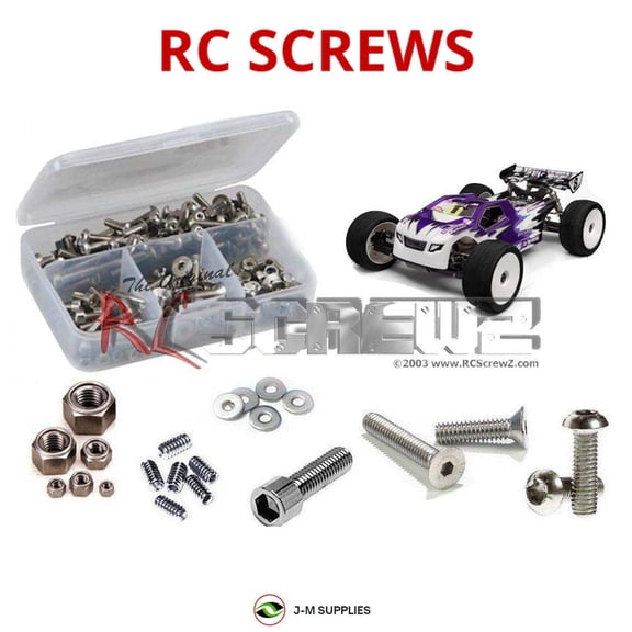 RCScrewZ Stainless Screw Kit hot031 for Hot Bodies D8T Tessmann Ed. RC Car | SET