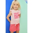 thumbnail image 2 of Garanimals Toddler Girl Solid Knit Shorts, Sizes 18M-5T, 2 of 4