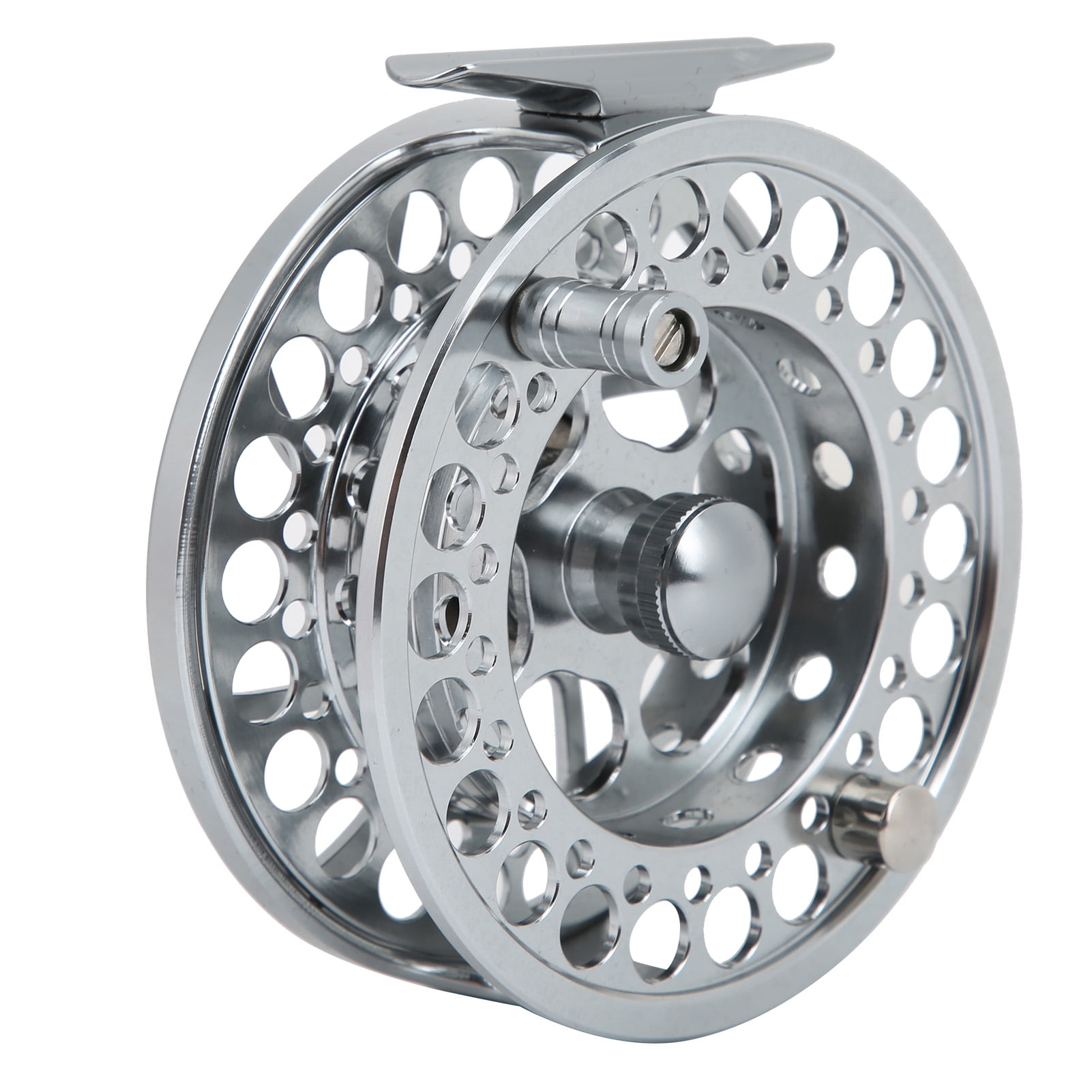 Sarapandan 9/10 Fishing Fly Reel 3 Ball Bearing 1:1 Gear Ratio CNC Aluminum Alloy Fishing Reel