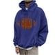 thumbnail image 2 of Sudadera con capucha para hombre, estilo casual, con cuello redondo, estampado, manga larga, blusa de poliéster, 2 of 6