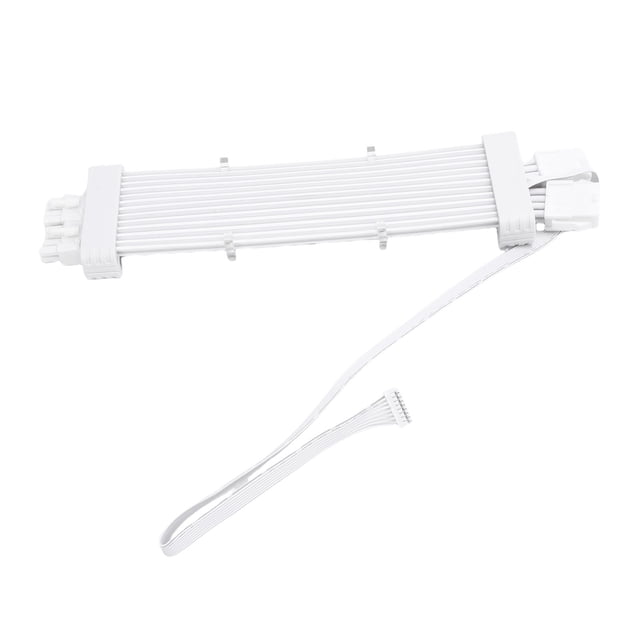 Cable De PSU Argb, 120 Perlas LED Suaves 16.8 Millones De Colores Efecto De Luz De Meteorito Para Tarjetas Gráficas De 2x8 Pines, 5V Sync LED Strip