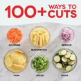 thumbnail image 3 of Cortadora de mandolinas DASH Safe Slice® Julienne + Dicer, color gris, 3 of 6