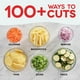 thumbnail image 3 of Cortadora de mandolinas DASH Safe Slice® Julienne + Dicer, color gris, 3 of 6