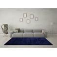 thumbnail image 3 of Ahgly Company Indoor Square Abstract Blue Contemporary Area Rugs, 7' Square, 3 of 4