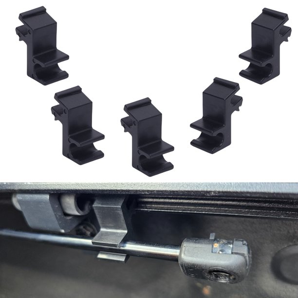 Clips de Varilla de Tapa de la Cama de la Camión, Clips de Varilla de Tapa de Toneleau Clips de PlásTiCo Duro de PlásTiCO Duro Reemplazo de Instalación Fácil para encubierto