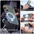 thumbnail image 4 of Funda ETPESOK para iPhone 15 compatible con MagSafe soporte de anillo y protector de camara, 4 of 5