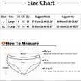 thumbnail image 2 of Bigersell Sheer Panties Clearance Women's Underwear Briefs Panty Style P-624 Polyester Bikini Panties Thong Underwear Briefs High Waist Women's Panties Black XL, 2 of 4