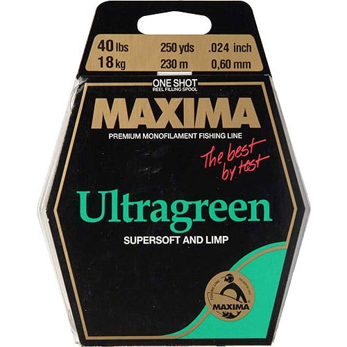 Details about   Maxima Fishing Line One Shot Spool 3-Pound/280-Yard Ultragreen 