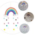 thumbnail image 3 of Adorno Nube Arcoiris Hand Woven Pendant Hanging Pendant Adornos del arco iris, 3 of 4