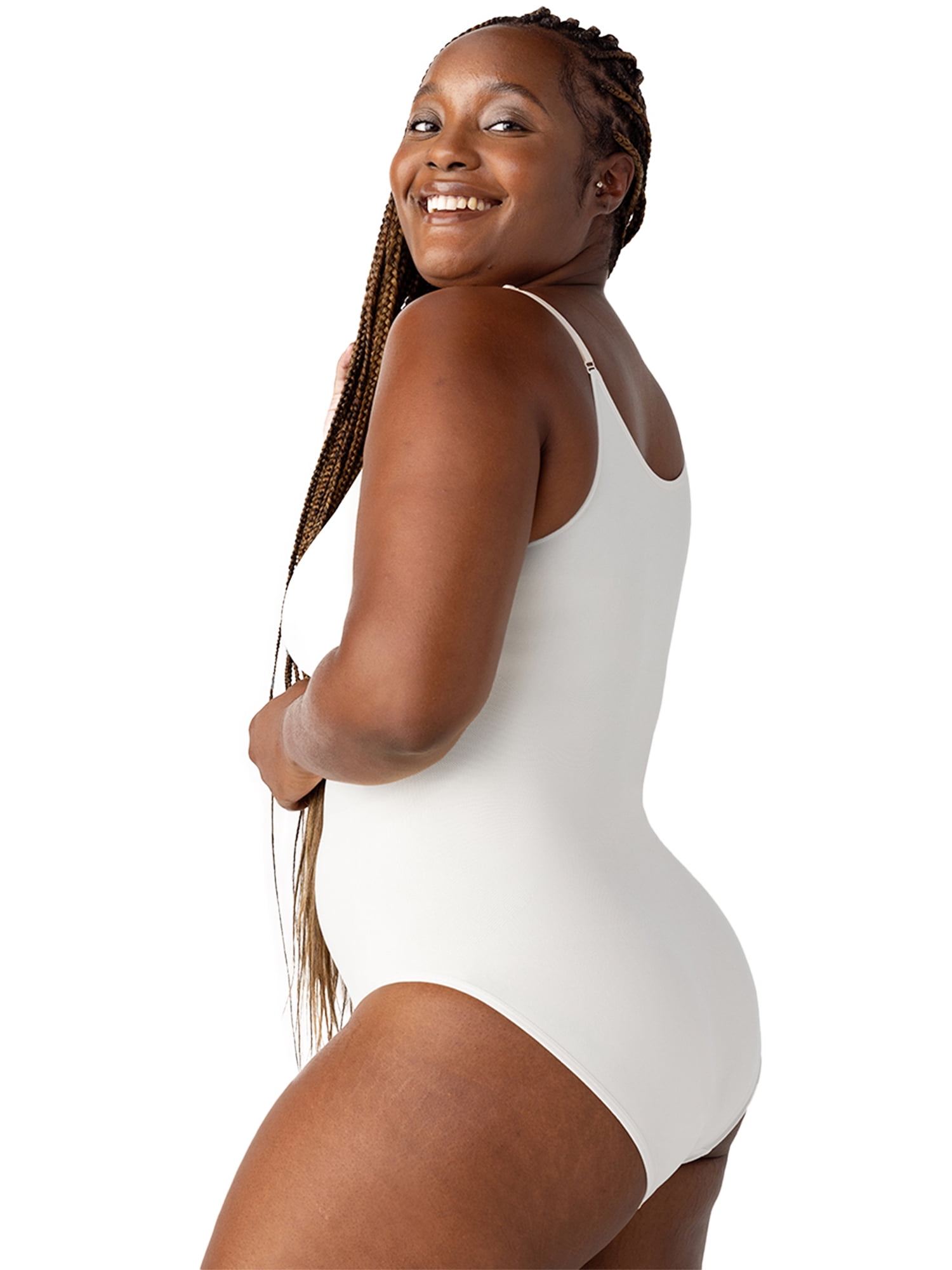 Shapermint Core Scoop Neck Shaping Bodysuit for Women, Seamless Shaping Fit & Comfortable Support, Sizes S–4XL