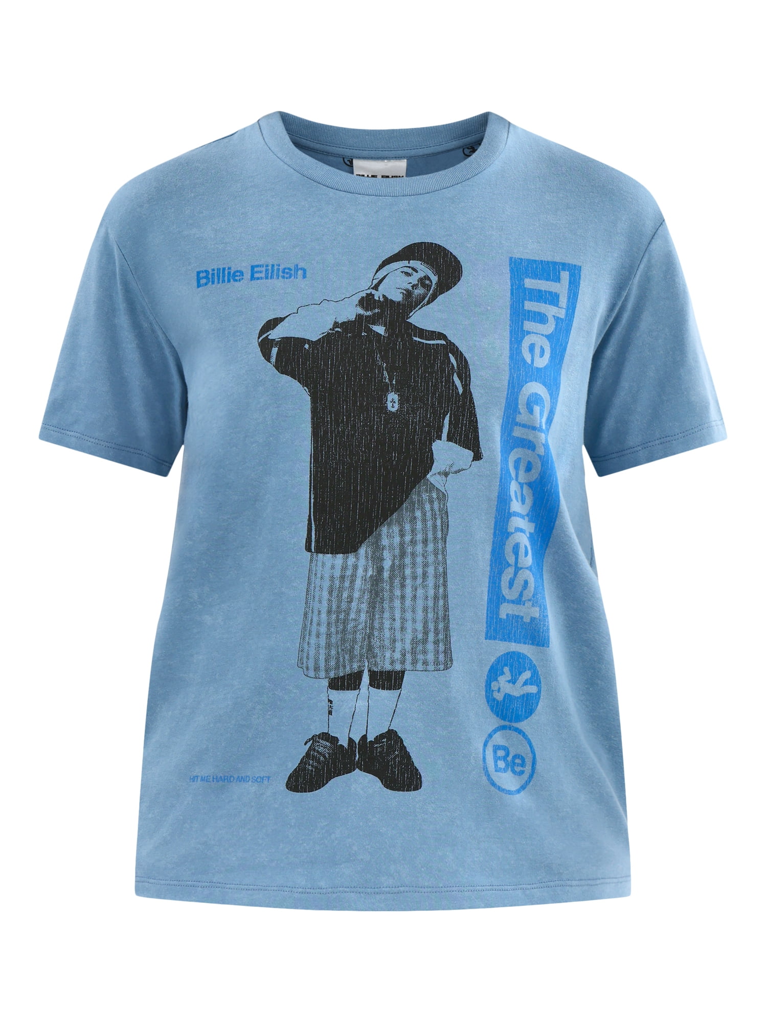 Billie Eilish Women’s Graphic Tee with Short Sleeves, Sizes XXS-2XL