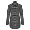 thumbnail image 5 of Lilgiuy Women's Trendy Polka Print Half Turtleneck Long-sleeved Dress Women's Clothing for Women Wedding Guests, 5 of 5