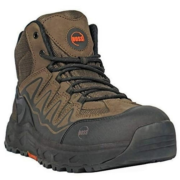 HOSS Boots Men's Eric Hi Oblique Toe Soft Toe Hiker Work Boots