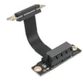 thumbnail image 3 of 2X Cable Vertical PCIE X1 Cable de Extensión PCIe 3.0 X1 Una X1 de ángulo Recto de 90 Grados Dual 8Gbps PCI Express 1X Tarjeta Vertical 5cm, 3 of 5