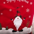 thumbnail image 5 of Christmas Chair Covers Gnome Dining Room Chair Slipcovers Seat Back Protector Xmas Chair Cover Decor for Holidays, Home Party, Hotel Decoration, 5 of 8