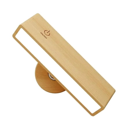 

Wooden Magnetism Wall Light Minimalist Bedroom Light Solid Wood Bedlight Creative Corridor Light Living Room Wall Light Fixture Projector Lights for Bedroom
