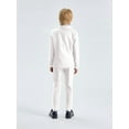 thumbnail image 3 of LOLANTA Boys Suit 2PCs Tuxedo Jacket Formal Wedding Ring Bearer Outfit, 3 of 6