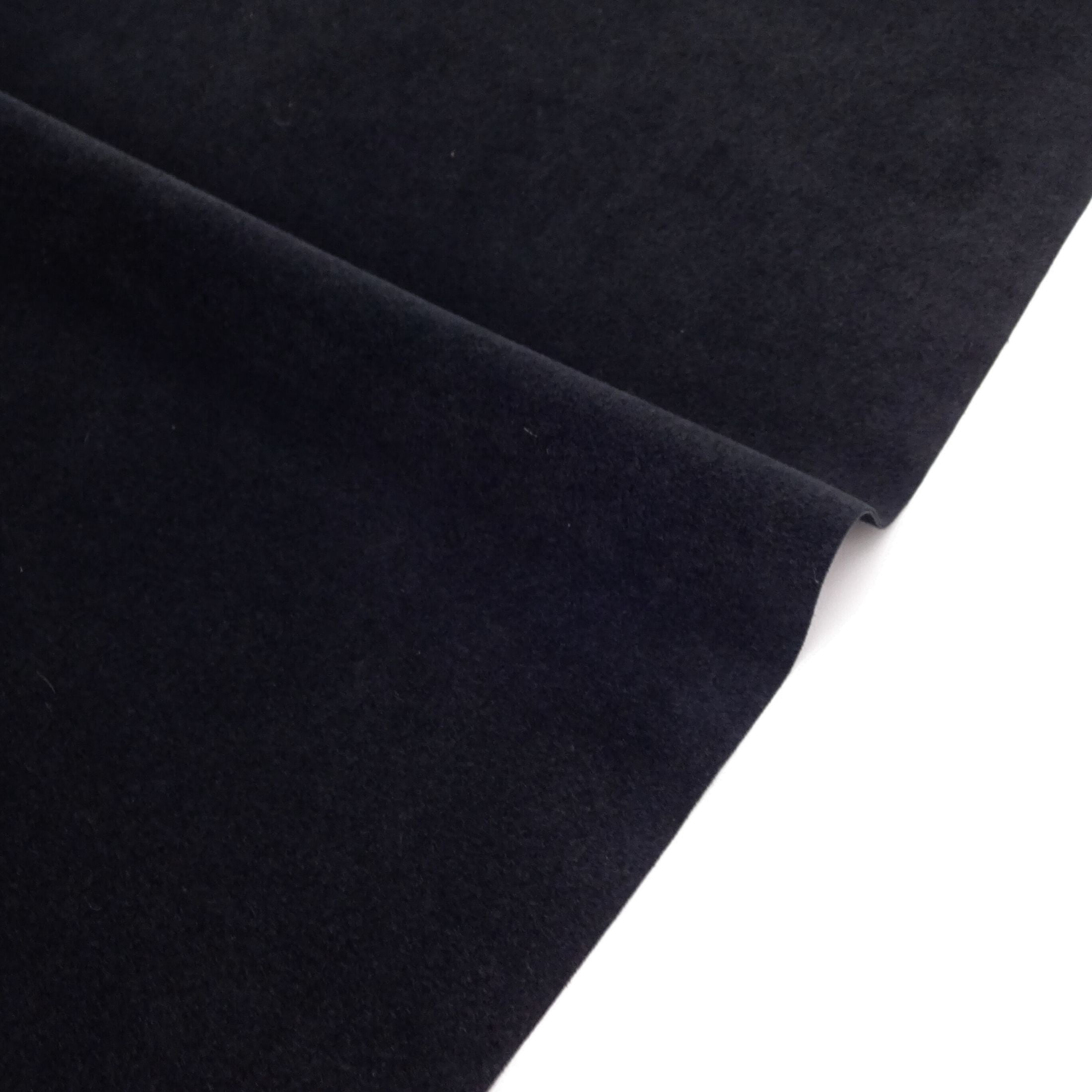 Waverly Inspirations 54"(By The Yard)Craft Projects Quilting Faux Velvet Fabric, Black