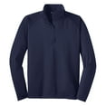 thumbnail image 5 of Mens Sport Wick Stretch 1/2 Zip Polyester/Spandex Pullover True Navy XL, 5 of 7
