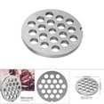 thumbnail image 4 of Meat Grinder Plate Disc Replacement Manual Meat Grinder Attachment Stainless Steel Cutting Disks Kitchen Accessory, 4 of 7