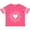 Football Pink and White, variant on Inktastic Heart Valentine Day Girls Girls Toddler T-Shirt