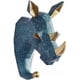 thumbnail image 1 of Gancho de pared Gancho para abrigos de resina animal autoadhesivo, gancho para toallas Gancho para puerta montado en la pared Almacenamiento y almacenamiento de toallas, rinoceronte azul JM, 1 of 5