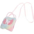 thumbnail image 3 of Bolso bandolera de unicornio Bolso de hombro de unicornio de peluche Bolso de mano de unicornio para niña, 3 of 6