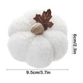 thumbnail image 3 of Mini Pumpkins Decor Artificial Fleece Fabric Small Tiny Pumpkins Fall Autumn Decor for Home Farmhouse Harvest Thanksgiving Decorative, 2.3X3.7in, 3 of 6