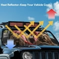 thumbnail image 4 of Uorisanigo Windshield Sun Shade for Jeep Wrangler, Funny Bear Animal Driving Car Shade Front Windshield for 2007-2023 Wrangler Rubicon Sahara TJ JK JKU 2 & 4 Door, Sun Visor Protection, 4 of 7