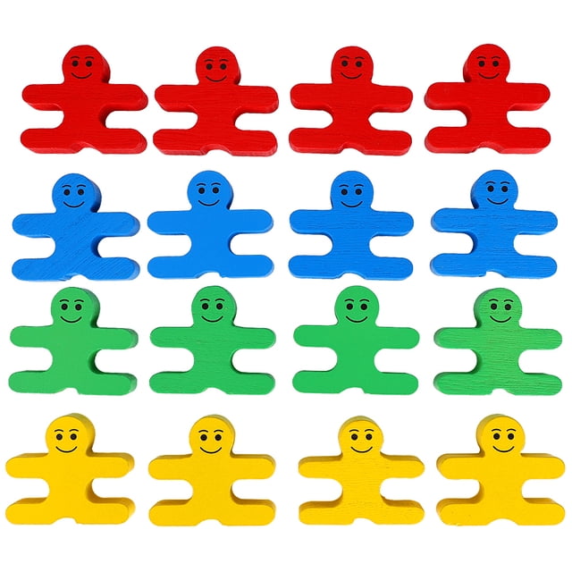 16 unids/set de bloques coloridos de dibujos animados, juguetes de equilibrio para niños, juego de equilibrio de madera educativo temprano