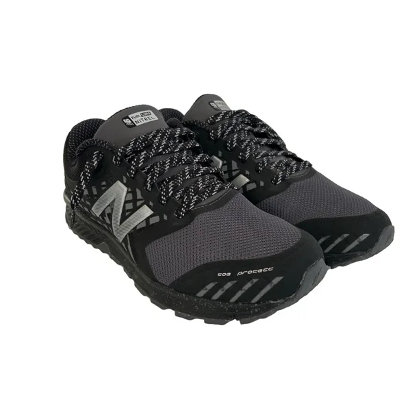 New Balance Men’s Trail Running Shoes Black Gray Athletic Outdoor Size US 10